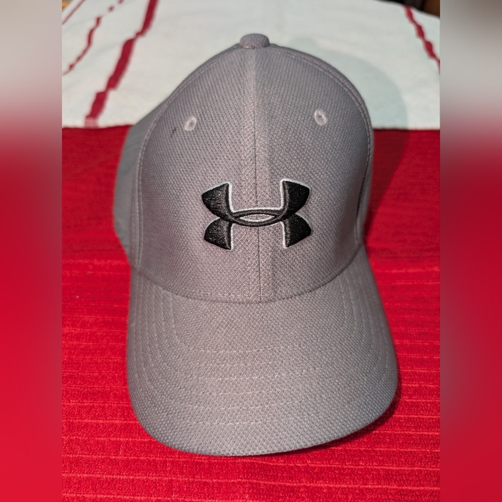 Under Armour Charcoal Baseball Cap- Boys